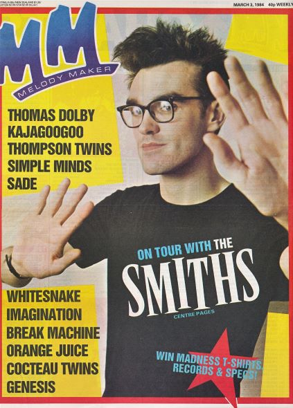 Melody Maker cover with Morrissey
